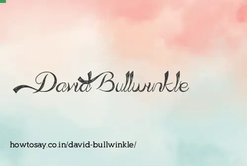 David Bullwinkle