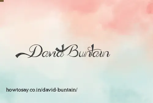 David Buntain