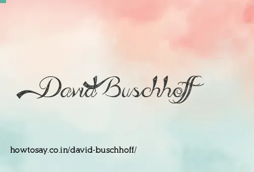 David Buschhoff