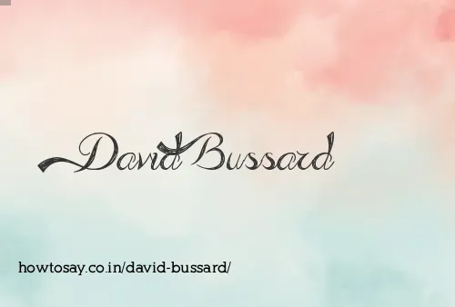 David Bussard