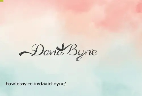 David Byne