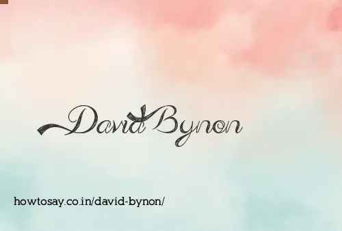 David Bynon