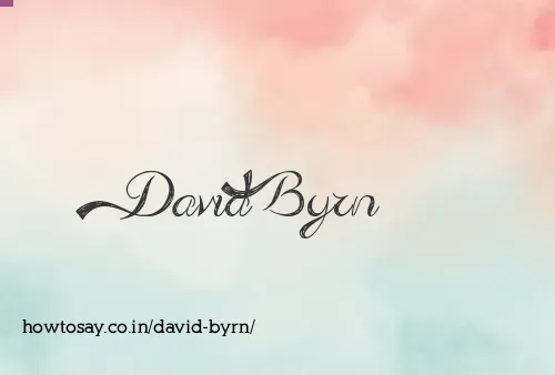 David Byrn