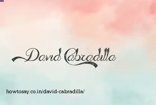 David Cabradilla