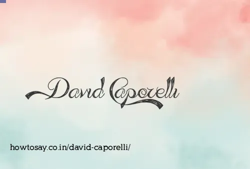 David Caporelli