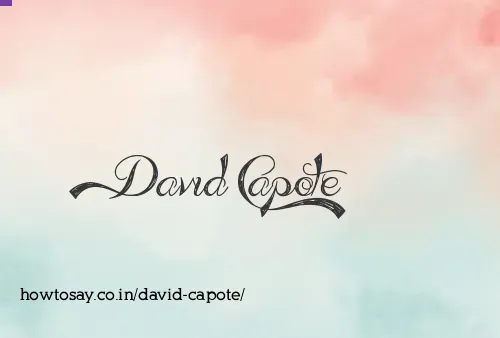 David Capote
