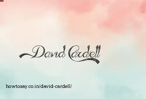 David Cardell