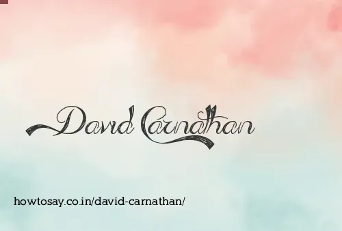 David Carnathan