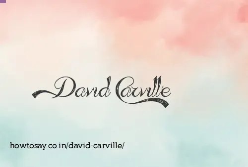 David Carville