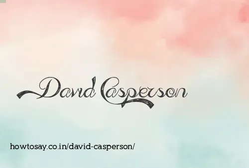 David Casperson