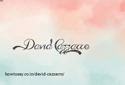 David Cazzarro