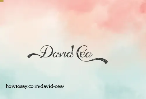 David Cea