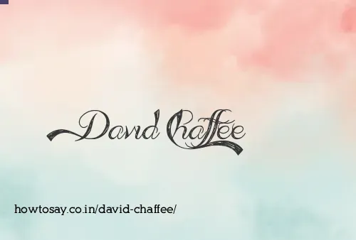 David Chaffee