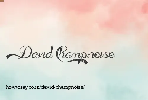 David Champnoise