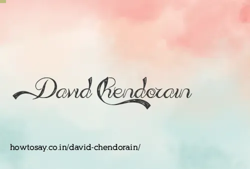 David Chendorain