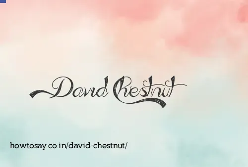 David Chestnut