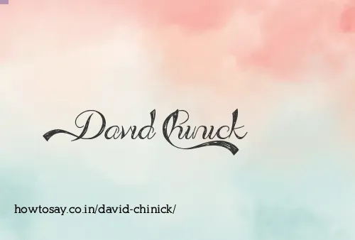 David Chinick