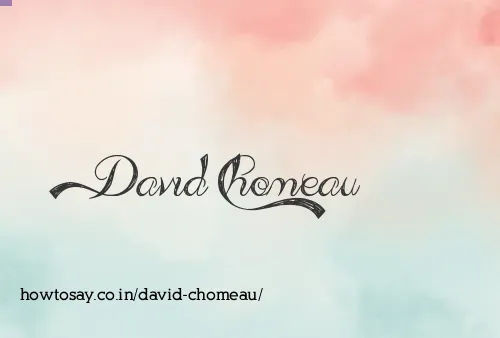 David Chomeau