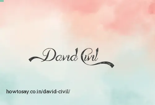 David Civil