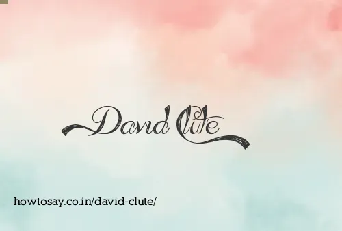 David Clute