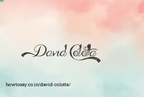 David Colotta