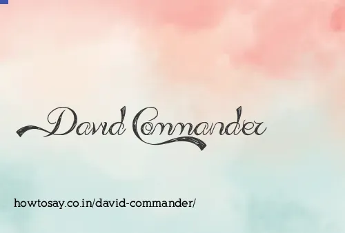 David Commander