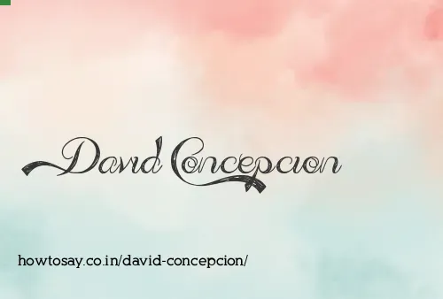 David Concepcion