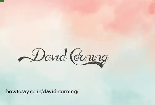 David Corning