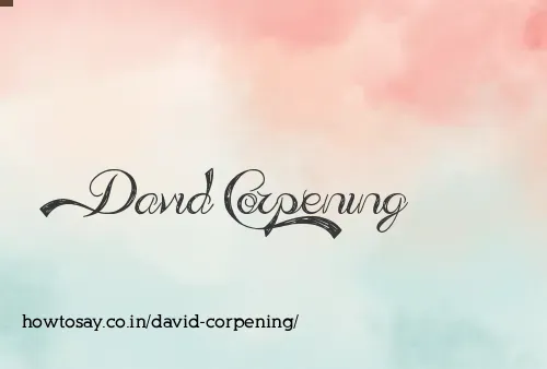 David Corpening