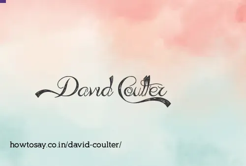 David Coulter