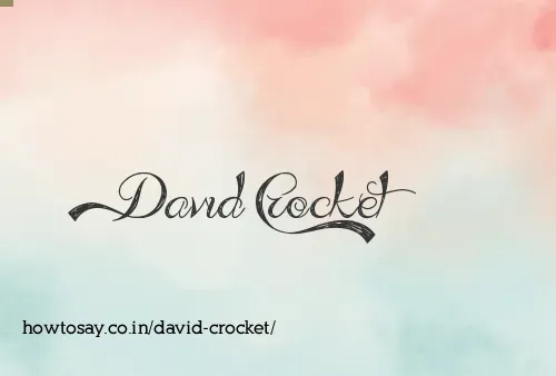 David Crocket