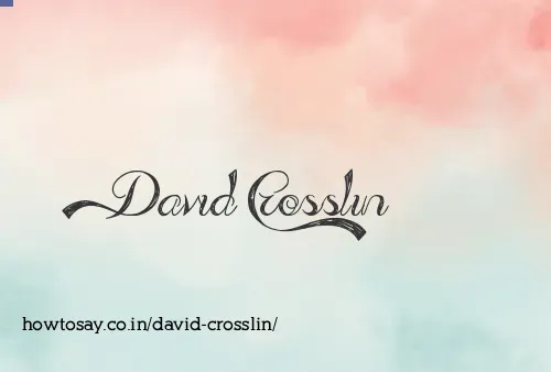 David Crosslin