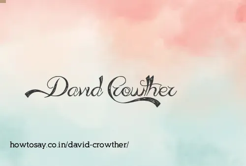 David Crowther