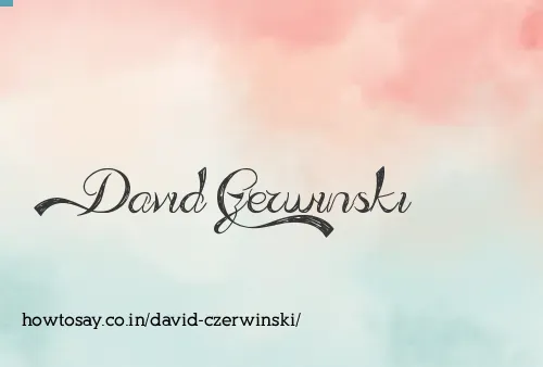 David Czerwinski
