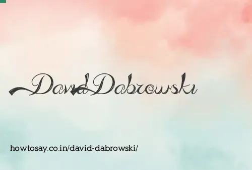 David Dabrowski