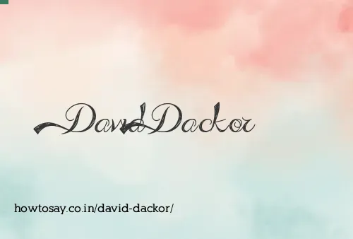 David Dackor
