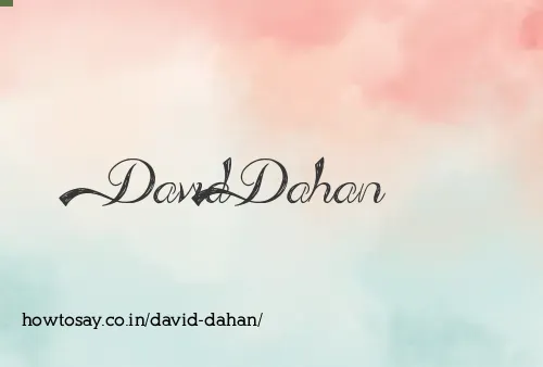 David Dahan