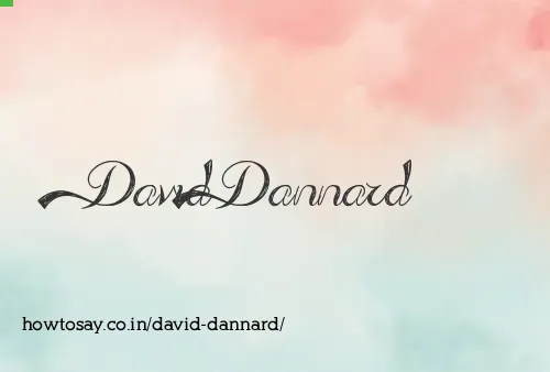 David Dannard