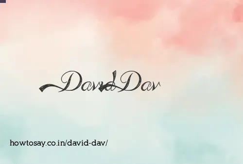David Dav