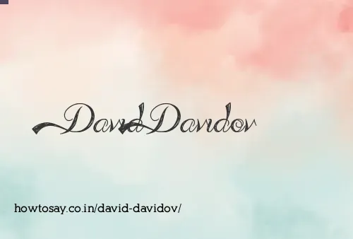 David Davidov