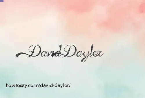 David Daylor