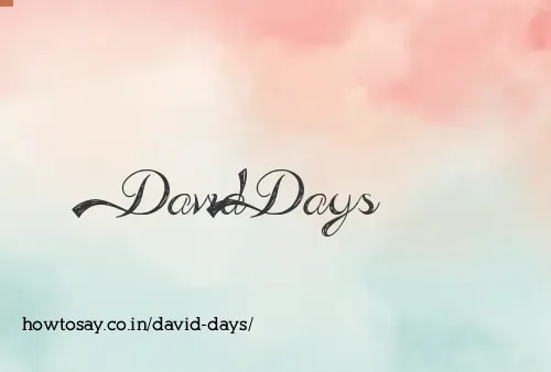 David Days