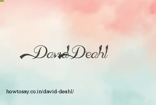 David Deahl