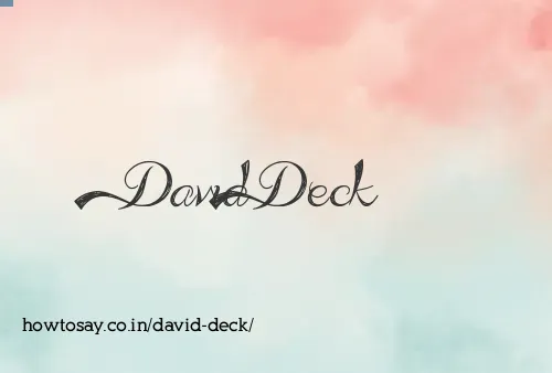 David Deck