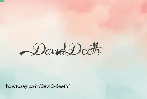 David Deeth