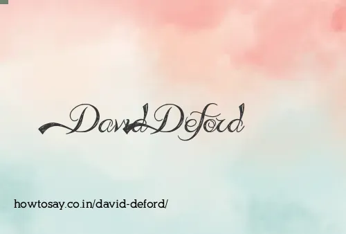 David Deford
