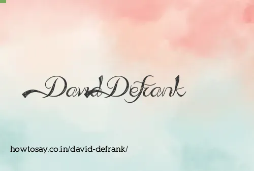David Defrank