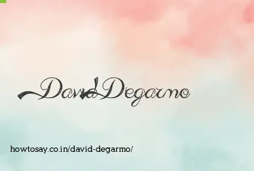 David Degarmo
