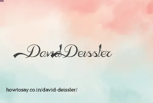David Deissler