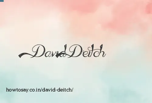 David Deitch